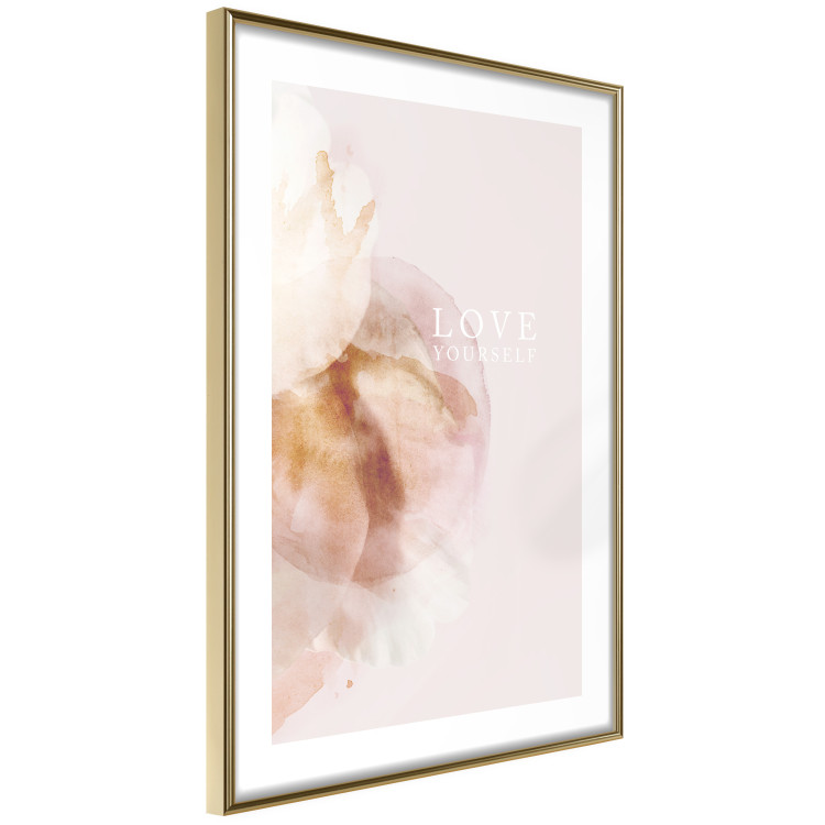 Wall Poster Love Yourself - English inscription on pastel pink background 127874 additionalImage 7