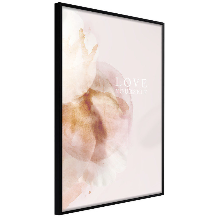 Wall Poster Love Yourself - English inscription on pastel pink background 127874 additionalImage 11