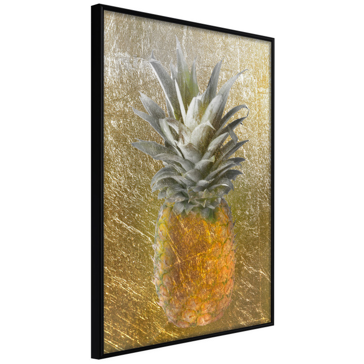 Wall Poster Forbidden Fruit - composition of tropical fruit on golden texture 128074 additionalImage 11