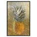 Wall Poster Forbidden Fruit - composition of tropical fruit on golden texture 128074 additionalThumb 16