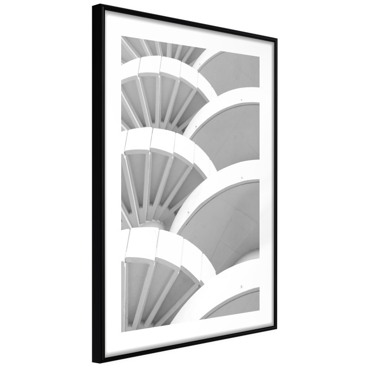 Poster White Detail - black and white abstract architecture of a bright building 129774 additionalImage 8