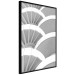 Poster White Detail - black and white abstract architecture of a bright building 129774 additionalThumb 11