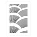 Poster White Detail - black and white abstract architecture of a bright building 129774 additionalThumb 25