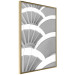 Poster White Detail - black and white abstract architecture of a bright building 129774 additionalThumb 12