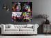 Canvas Print Wilderness and Beauty (4-piece) - abstract colorful animals 129874 additionalThumb 3