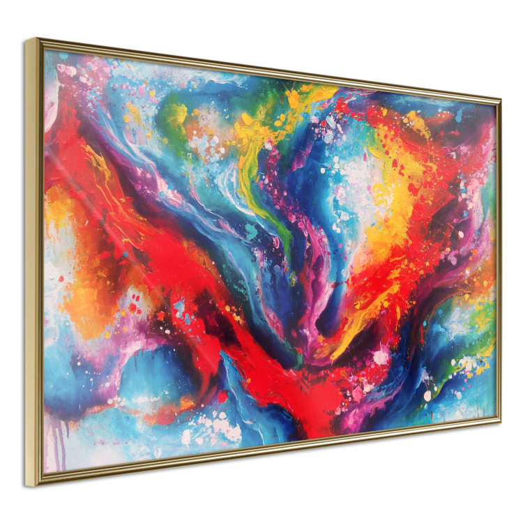 Poster Time-Space - artistic colorful patterns in an abstract motif 129974 additionalImage 14