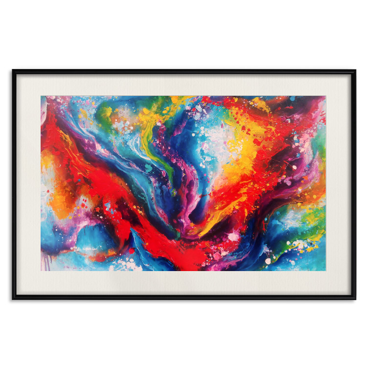 Poster Time-Space - artistic colorful patterns in an abstract motif 129974 additionalImage 19