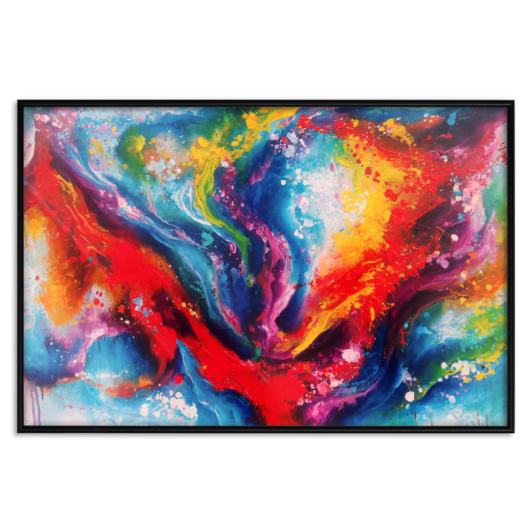 Poster Time-Space - artistic colorful patterns in an abstract motif 129974 additionalImage 16