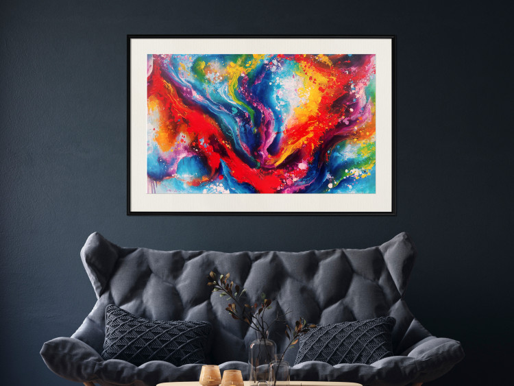 Poster Time-Space - artistic colorful patterns in an abstract motif 129974 additionalImage 24