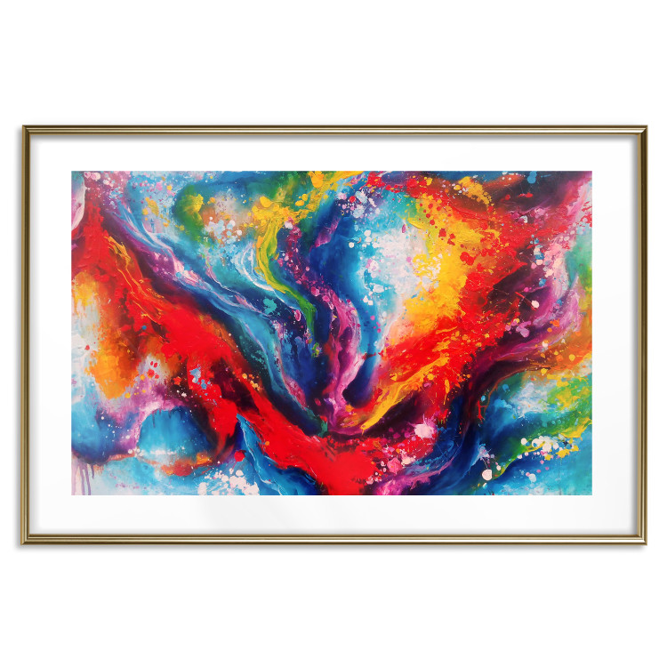 Poster Time-Space - artistic colorful patterns in an abstract motif 129974 additionalImage 16