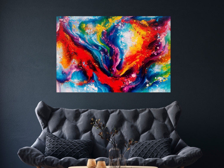 Poster Time-Space - artistic colorful patterns in an abstract motif 129974 additionalImage 2