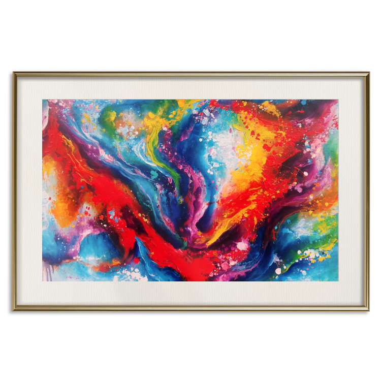 Poster Time-Space - artistic colorful patterns in an abstract motif 129974 additionalImage 20