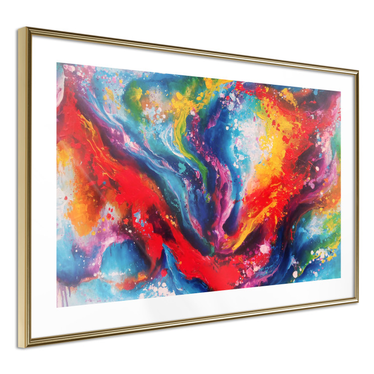 Poster Time-Space - artistic colorful patterns in an abstract motif 129974 additionalImage 7