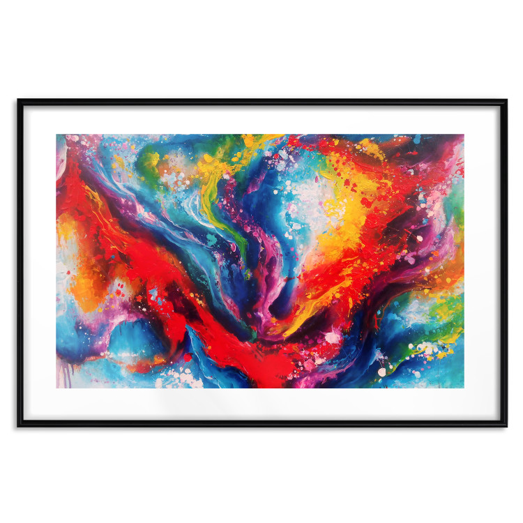 Poster Time-Space - artistic colorful patterns in an abstract motif 129974 additionalImage 15