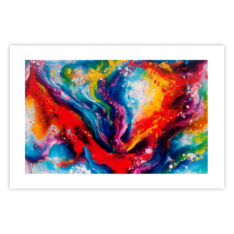 Poster Time-Space - artistic colorful patterns in an abstract motif 129974 additionalImage 19