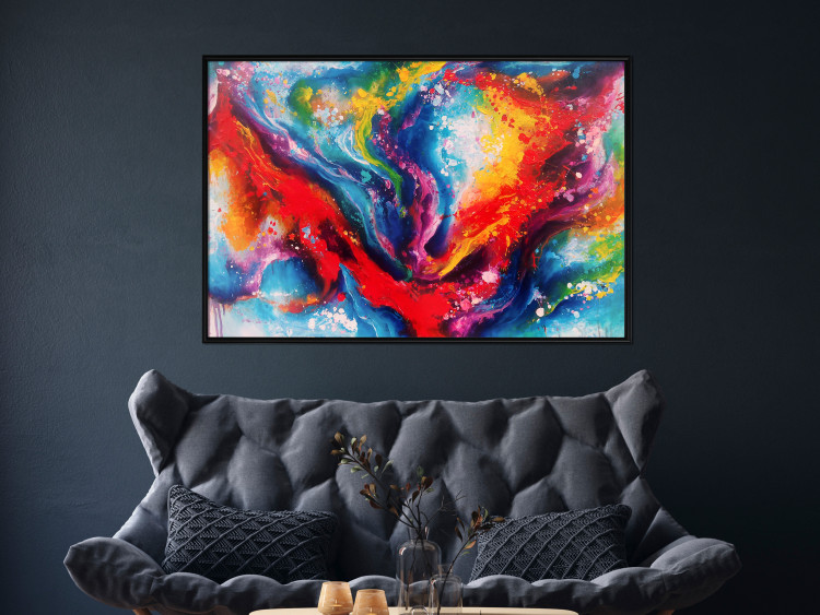 Poster Time-Space - artistic colorful patterns in an abstract motif 129974 additionalImage 6