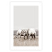 Wall Poster White Horses - autumn composition of animals in a meadow in bright colors 130374 additionalThumb 25