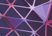 Wall Mural Geometric grid - a combination of triangles in shades of purple and pink 130474 additionalThumb 4