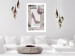 Poster First Date - luxury women's shoe among flowers on a light background 131774 additionalThumb 5