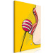 Canvas Art Print Colourful lollipop and lips - youth graphic in pop art style 132174 additionalThumb 2