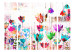 Folding Screen Colorful Tulips II (5-piece) - cheerful composition with colorful flowers 132574 additionalThumb 3
