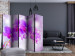 Room Divider Purple Orchids II (5-piece) - magical illusion with orchid 132674 additionalThumb 4