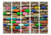 Room Divider Colorful Bricks II (5-piece) - wall with texture of old bricks 132874 additionalThumb 3