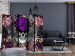 Room Divider Skull II (5-piece) - colorful composition with a floral touch 133074 additionalThumb 4