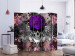 Room Divider Skull II (5-piece) - colorful composition with a floral touch 133074 additionalThumb 2
