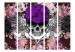 Room Divider Skull II (5-piece) - colorful composition with a floral touch 133074 additionalThumb 3