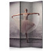Room Separator Ballet - Poetry Without Words (3-piece) - woman dancing on the street 133374