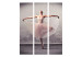 Room Separator Ballet - Poetry Without Words (3-piece) - woman dancing on the street 133374 additionalThumb 3
