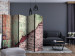 Folding Screen Stone Duo II (5-piece) - colorful composition with brick texture 133474 additionalThumb 4