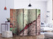 Folding Screen Stone Duo II (5-piece) - colorful composition with brick texture 133474 additionalThumb 2