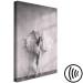 Canvas Art Print Winged (1-piece) Vertical - black and white woman with wings 134174 additionalThumb 6