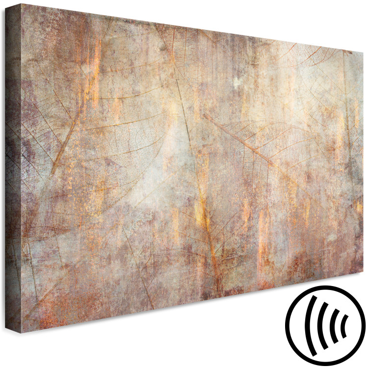 Canvas Dance of Senses (1-piece) Wide - abstract leaf texture 134974 additionalImage 6