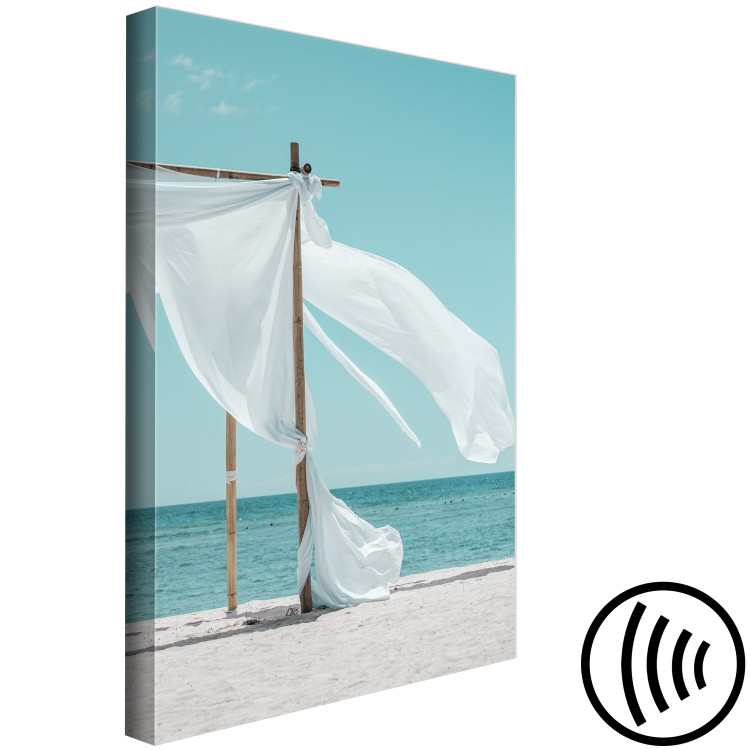 Canvas Art Print Warm Wind (1-piece) Vertical - beach and sea landscape 135274 additionalImage 6