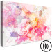 Canvas Art Print Flower Explosion (1-piece) Wide - pink flower abstraction 135674 additionalThumb 6