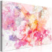 Canvas Art Print Flower Explosion (1-piece) Wide - pink flower abstraction 135674 additionalThumb 2