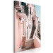 Canvas Art Print Architecture in Amalfi - a pastel building in Southern Italy 135874 additionalThumb 2