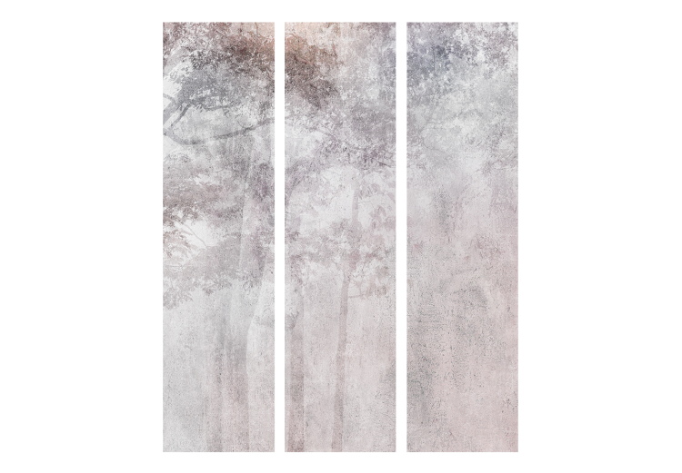 Room Separator Forest Serenity - Second Variant (3-piece) - Landscape amidst trees 136174 additionalImage 3