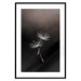Wall Poster Soaring Moment - delicate white dandelion flowers on a black background 137274 additionalThumb 19