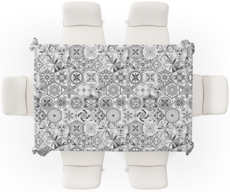 Tablecloth Oriental hexagons - a motif inspired by patchwork ceramics 147274 additionalImage 3