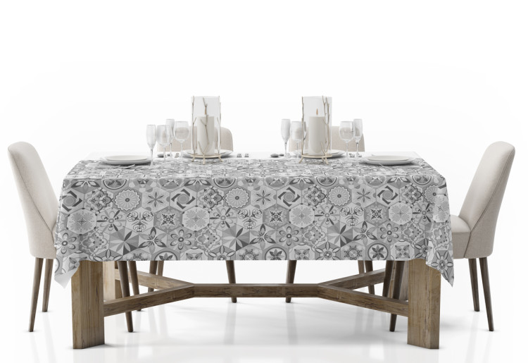 Tablecloth Oriental hexagons - a motif inspired by patchwork ceramics 147274 additionalImage 2