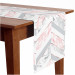 Table Runner The lightness of marble - a minimalist composition in glamour style 147674
