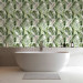 Modern Wallpaper In an Exotic Thicket - Large Intertwined Green Leaves 149874 additionalThumb 10