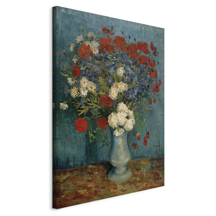 Reproduction Painting Vase With Cornflowers and Poppies 150474 additionalImage 2
