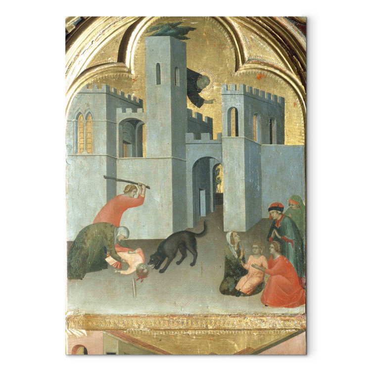 Reproduction Painting The miracle of Beatified Agostino Novello on the boy who was bitten by a wolf 155474