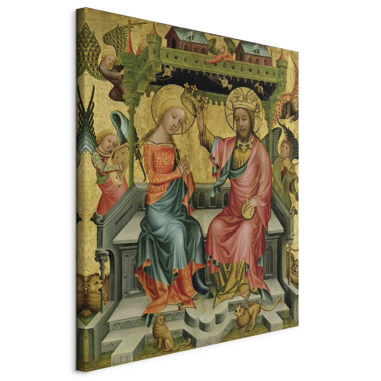 Reproduction Painting The Crowning of the Virgin, from the right wing of the Buxtehude Altar 156774 additionalImage 2
