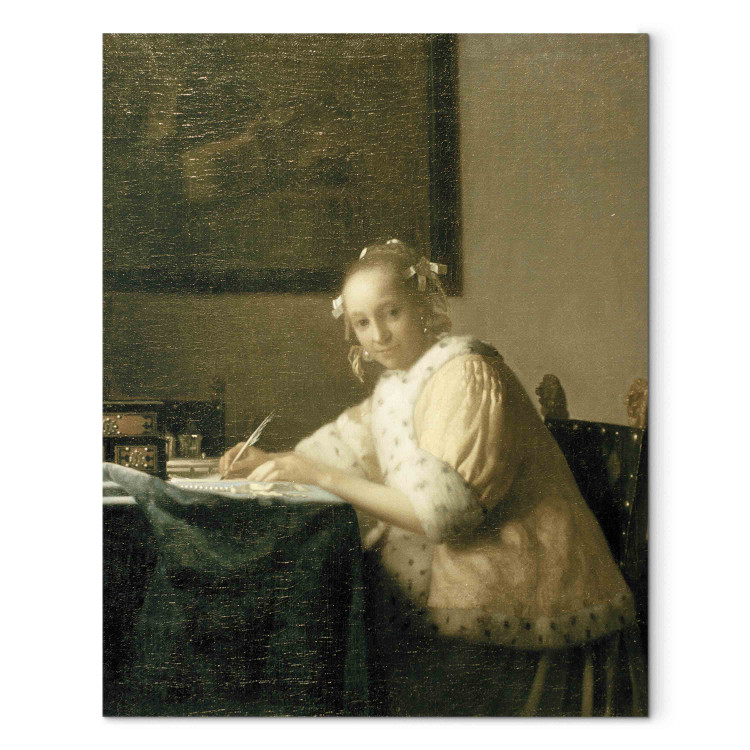 Reproduction Painting Woman in yellow writing a letter 159174
